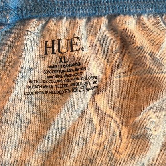 Hue brand pajama set with shirt and pants. Women’s XL. Gently used. - Picture 4 of 5